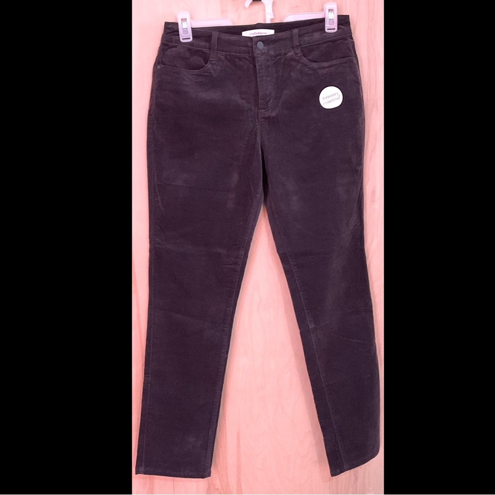 Croft & Barrow Stretch Corduroy Pants Straight New